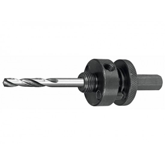 BROCA PILOTO EM ACO HSS TEMPERADO COM SUPORTE ENCAIXE HEXAGONAL 7 16 ROSCA 5 8 TRAMONTINA