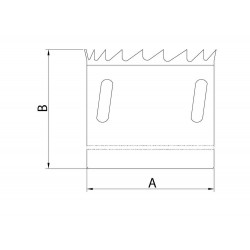 SERRA COPO DIAMANTADA 89MM-3.1 2 .CORPO ACO ESPECIAL DENTES METAL DURO.CROMADO.ROSCA 1 2 TRAMONTINA