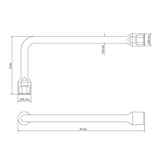 CHAVE BIELA 19MM CORPO FORJADO EM ACO ESPECIAL CROMADO ABERTURA DA BOCA CALIBRADA TRAMONTINA