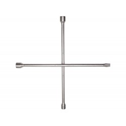 CHAVE DE RODA TIPO CRUZ 17X19X21+ESPATULA CORPO FORJADO EM ACO ESPECIAL CROMADO TRAMONTINA