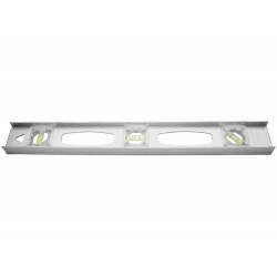 NIVEL DE ALUMINIO 450MM CORPO PERFIL EM I VISORES EM ABS MEDICAO 0 E 90 GRAUS 2 BOLHAS TRAMONTINA