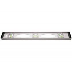 NIVEL DE ALUMINIO 450MM CORPO PERFIL EM I COM PROTECAO NAS EXTREMIDADES 3 BOLHAS TRAMONTINA