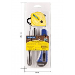 KIT DE FERRAMENTAS 4 PCS TRAMONTINA