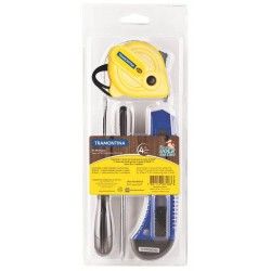 KIT DE FERRAMENTAS 4 PCS TRAMONTINA