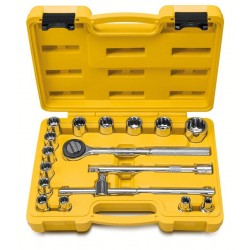 JOGO SOQUETES ACESSORIOS 1/2  17PCS TRAMONTINA