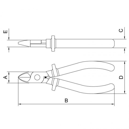 ALICATE DIAGONAL CORTE RENTE 6 TRAMONTINA
