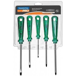 JOGO CHAVE DE FENDA 5 PECAS TRAMONTINA