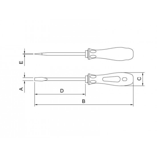 CH. DE FENDA P. CHATA 6X250 -1/4X10 TRAMONTINA