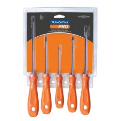 JOGO DE CHAVES DE FENDA 5PCS TRAMONTINA