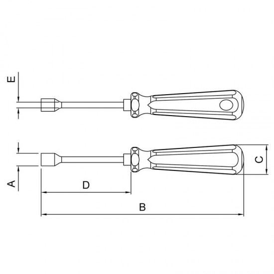 CHAVE CANHAO 7MM TRAMONTINA