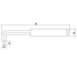CHAVE HEXAGONAL ISOLADA IEC 12MM TRAMONTINA