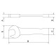 CHAVE FIXA DE BATER 60MM TRAMONTINA