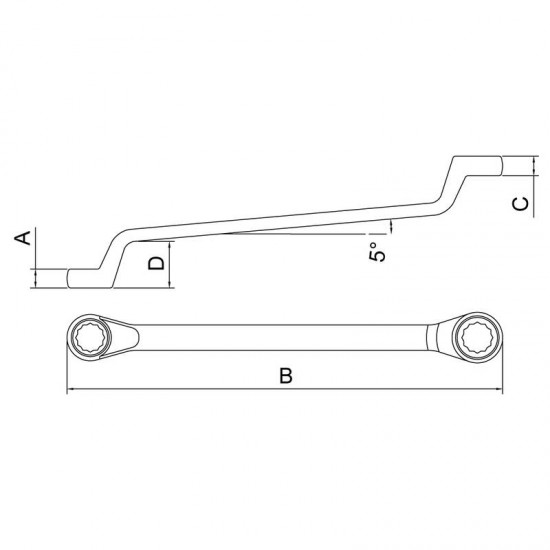 CHAVE ESTRELA 36X41MM TRAMONTINA
