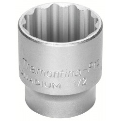 SOQUETE ESTRIADO 1/2 30MM TRAMONTINA