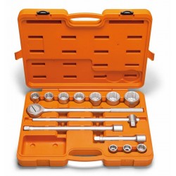 MALETA COM SOQUETES ESTRIADOS E ACESSORIOS 3 4 14 PECAS - MILIMETROS TRAMONTINA