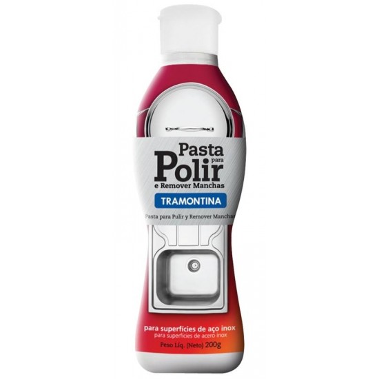 PASTA PARA POLIR E REMOVER MANCHAS EM ACO INOX 200 G TRAMONTINA
