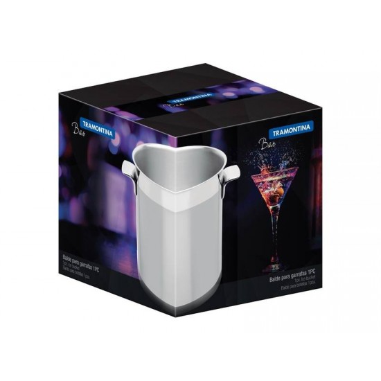 BALDE PARA GARRAFAS COSMOS EM AÇO INOX 18.2 CM 5.2 L TRAMONTINA
