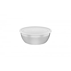 POTE REDONDO FREEZINOX EM ACO INOX COM TAMPA PLASTICA 14 CM 0.8 L TRAMONTINA