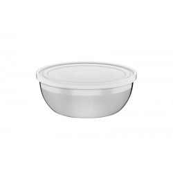 POTE FREEZINOX REDONDO EM ACO INOX COM TAMPA PLASTICA 18 CM 1.6 L TRAMONTINA