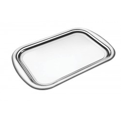BANDEJA COSMOS RETANGULAR EM ACO INOX 39 CM TRAMONTINA