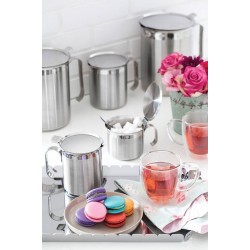 BULE EM ACO INOX PARA CAFE E LEITE 8 CM 550 ML TRAMONTINA