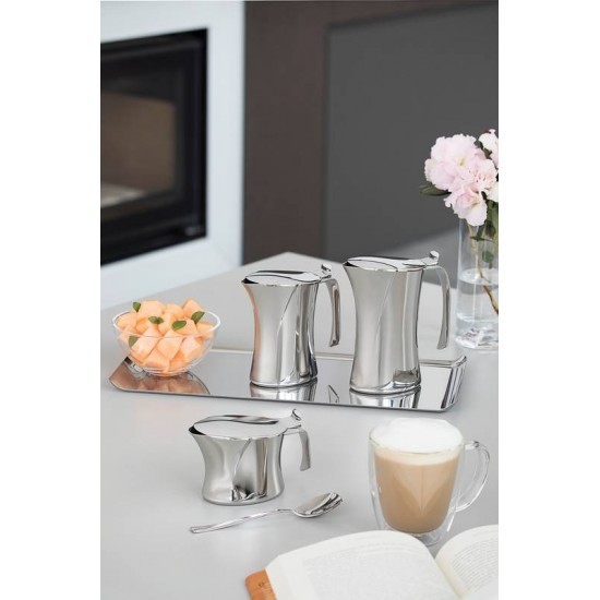 BULE HARMONY EM ACO INOX PARA CAFE E LEITE 440 ML TRAMONTINA