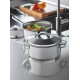 CACAROLA SOLAR RASA EM ACO INOX FUNDO TRIPLO COM TAMPA E ALCAS 20 CM 2.9 L TRAMONTINA