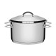 CACAROLA SOLAR SOLAR FUNDA EM ACO INOX FUNDO TRIPLO COM TAMPA E ALCAS 28 CM 8.4 L TRAMONTINA