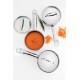 PANELA COCOTTE PROFESSIONAL EM ACO INOX COM FUNDO TRIPLO E TAMPA PLANA 14 CM 1.1 L TRAMONTINA