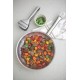 FRIGIDEIRA PROFESSIONAL RASA EM ACO INOX FUNDO TRIPLO COM CABO 20 CM 1.1 L TRAMONTINA