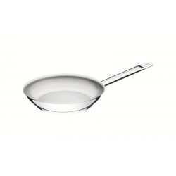 FRIGIDEIRA PROFESSIONAL RASA EM ACO INOX FUNDO TRIPLO COM CABO 20 CM 1.1 L TRAMONTINA