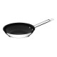 FRIGIDEIRA PROFESSIONAL RASA EM ACO INOX FUNDO TRIPLO EM ANTIADERENTE CABO 26 CM 2 L TRAMONTINA