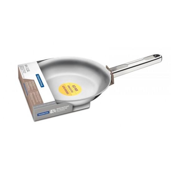 FRIGIDEIRA ALLEGRA EM ACO INOX COM FUNDO TRIPLO 24 CM 2.1 L TRAMONTINA