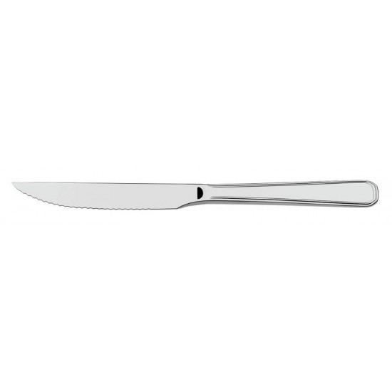 FACA PARA CHURRASCO SONATA EM ACO INOX FORJADO ACABAMENTO ALTO BRILHO TRAMONTINA