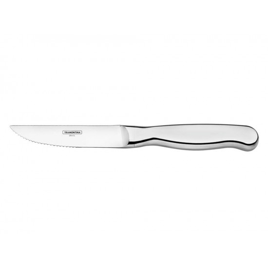 FACA PARA CHURRASCO JUMBO ACO INOX COM SER TRAMONTINA