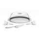 KIT PARA TORTA CICLO EM ACO INOX 9 PECAS TRAMONTINA