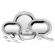 KIT PARA SERVIR CICLO EM ACO INOX 8 PECAS TRAMONTINA