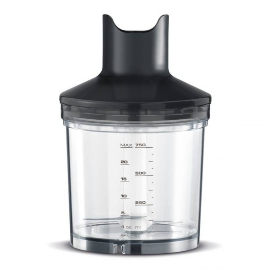 MIXER TRAMONTINA BY BREVILLE SOFT EM AÇO INOX PRATA E PRETO