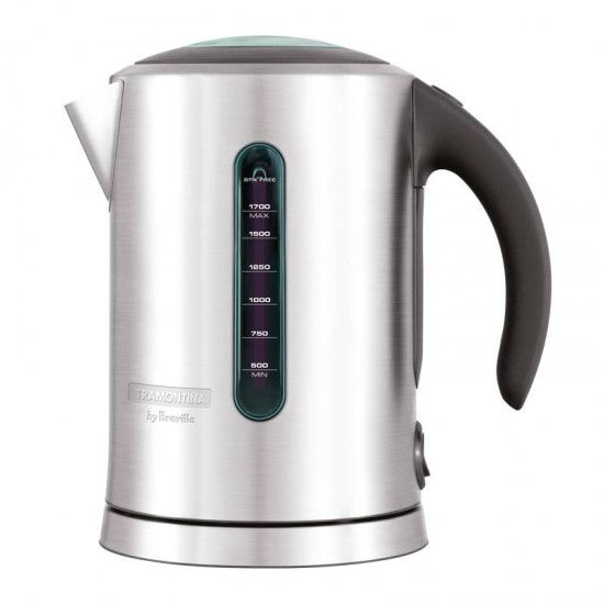CHALEIRA ELÉTRICA TRAMONTINA BY BREVILLE EXPRESS AÇO INOX 1.7 LITROS PRATA