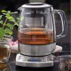 BULE ELÉTRICO TRAMONTINA BY BREVILLE GOURMET TEA JARRA VIDRO 1,5 LITROS PRATA