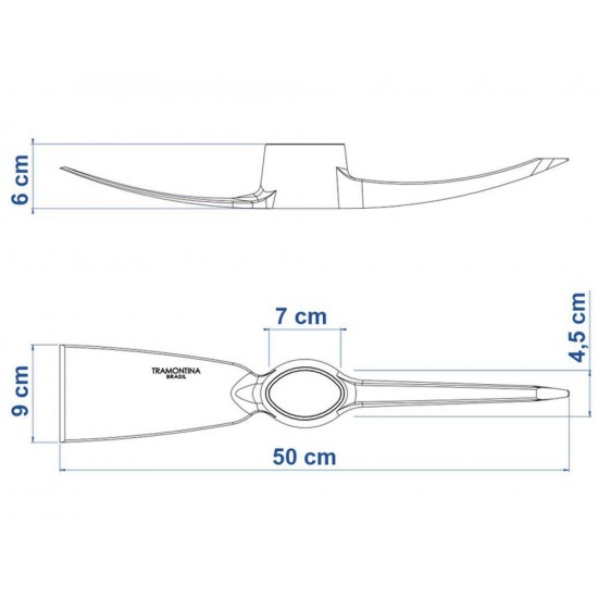 PICARETA METALICA ALVIAO TAMANHO 5 SEM CABO TRAMONTINA