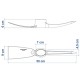 PICARETA METALICA ALVIAO TAMANHO 5 SEM CABO TRAMONTINA
