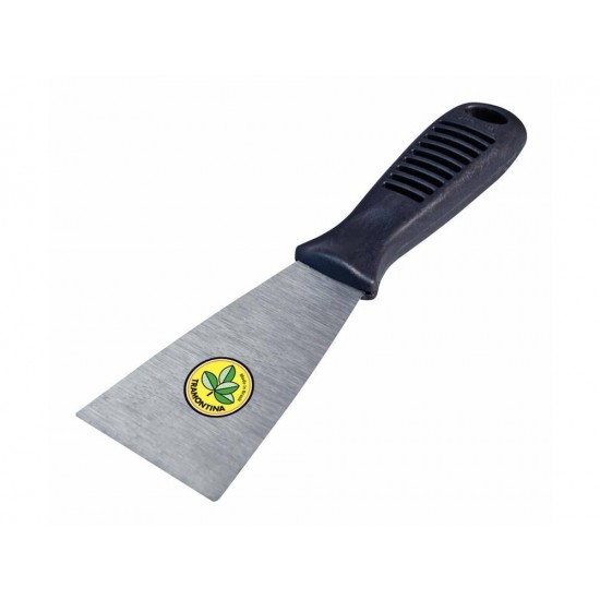ESPATULA METALICA FLEXIVEL 8 CM COM CABO PLASTICO TRAMONTINA