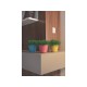 CACHEPO VASO MIMMO PARA JARDIM EM PLASTICO 1.7 LITROS ROSA TRAMONTINA