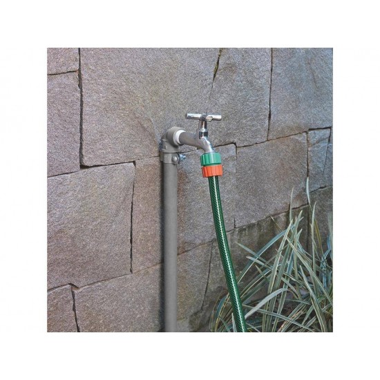ADAPTADOR EM PLASTICO COM ENGATE ROSQUEADO PARA MANGUEIRA 1 2 PARA JARDIM TRAMONTINA