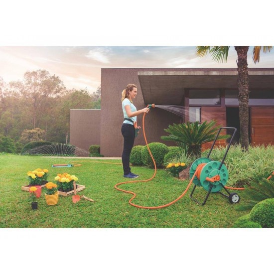 ASPERSOR OSCILANTE PARA JARDIM EM PLASTICO PARA ENGATE RAPIDO PARA JARDIM TRAMONTINA