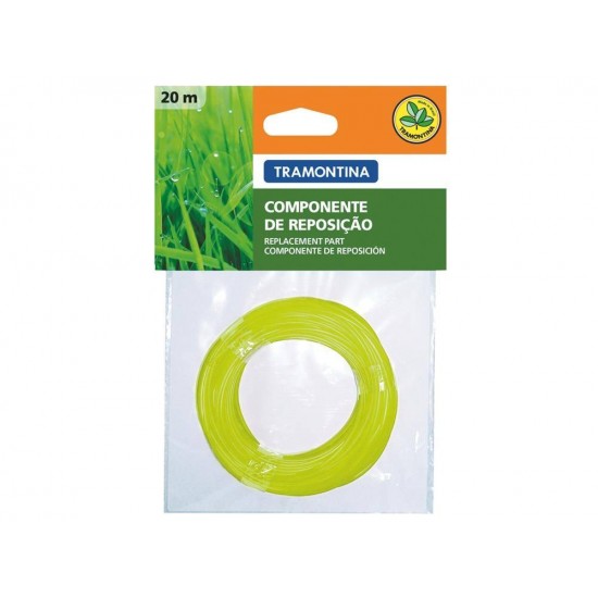 FIO DE NYLON 1.8 MM COM 20 METROS DE COMPRIMENTO PARA APARADOR TRAMONTINA