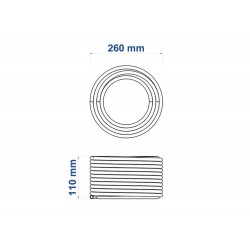 MANGUEIRA FLEX EM PVC TRANSPARENTE PARA JARDIM COM 15 METROS E COM ENGATES PLASTIC TRAMONTINA