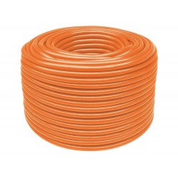 MANGUEIRA SUPER FLEX EM PVC LARANJA PARA JARDIM DE 1 2 COM 100 METROS TRAMONTINA