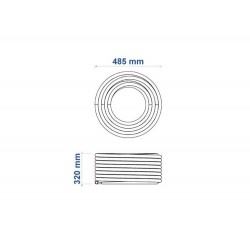 MANGUEIRA SUPER FLEX EM PVC LARANJA PARA JARDIM DE 3 4 COM 50 METROS TRAMONTINA